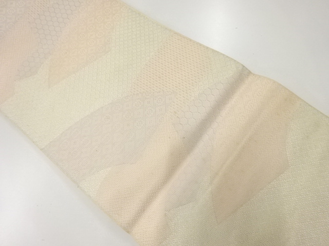 JAPANESE KIMONO / ANITQUE FUKURO OBI / SILK / WOVEN JIGAMI & KIKKO